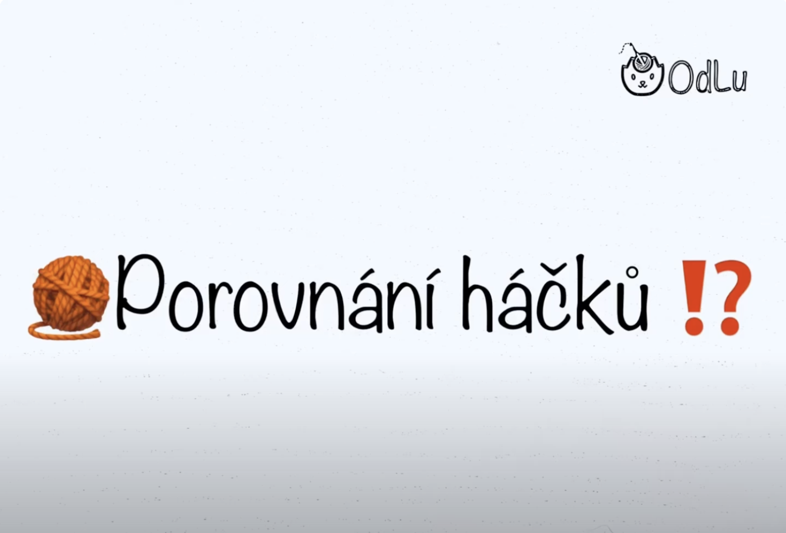Lekce 1 - Jak vybrat správný háček na háčkování?