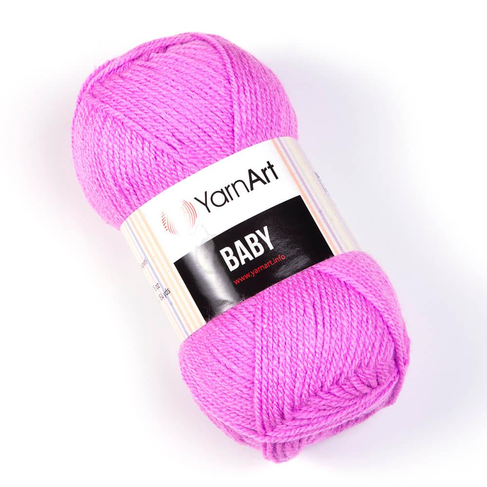 Yarnart Baby 635 růžovofialová