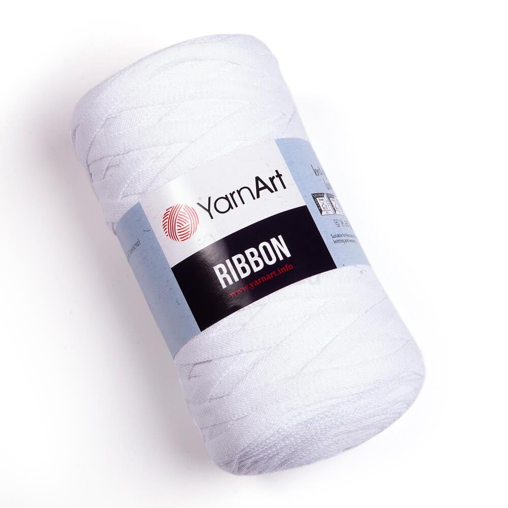 Yarnart Ribbon 751 bílá