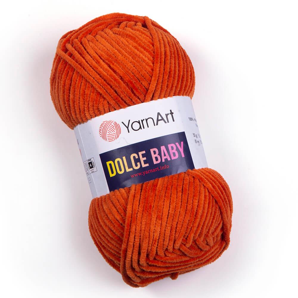 Yarnart Dolce Baby 778 oranžová rezavá