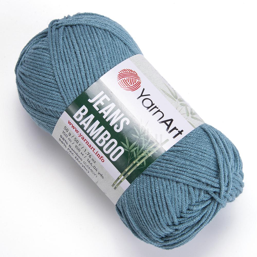 Yarnart Jeans Bamboo 121 šalvějově zelená