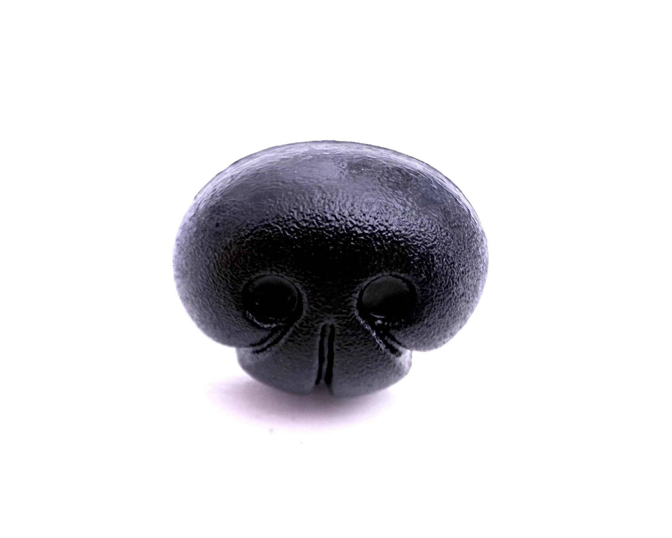 Bezpečnostní čumák černý pes/medvěd 24,5x19mm