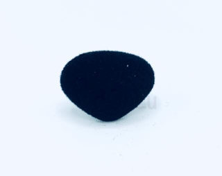 Bezpečnostní čumák sametový černý 12mm