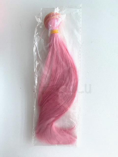 Vlasy na panenky růžové