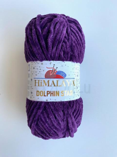 Himalaya Dolphin Star 92128 tmavě fialová třpytivá