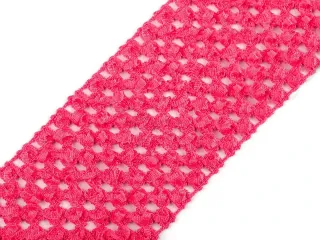 Guma na pleteni a hackovani sukni růžová malinová