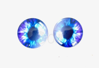 Nalepovací oči 12mm modrofialové 2ks