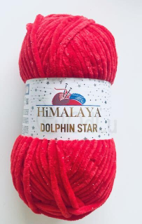Himalaya Dolphin Star 92118 červená třpytivá