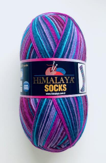 Himalaya Socks 140-02 růžovomodrofialová