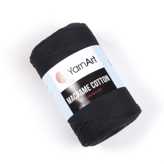 Yarnart Macrame Cotton 750 černá