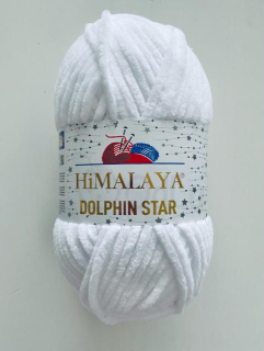 Himalaya Dolphin Star 92101 bílá třpytivá