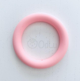 Silikonový kroužek o průměru 60mm růžový