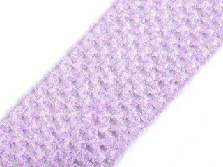 Guma na pletení a háčkování sukní fialová