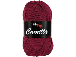 Vlnahep Camilla 8024 červená vínová tmavá